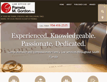 Tablet Screenshot of gordonlawpa.com